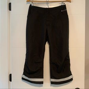 Champion | Vintage Black Track Pant Capris